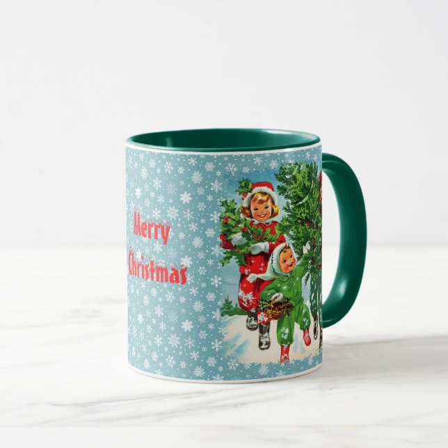Getting The Christmas Tree Coffee Mug (Front Right)