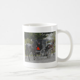 Getting the New Horse Home The Amish Way Coffee Mug