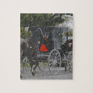 Getting the New Horse Home The Amish Way Jigsaw Puzzle