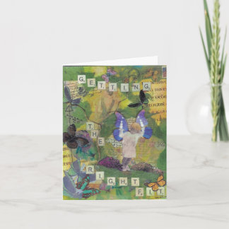 Getting the Right Fit Notecard