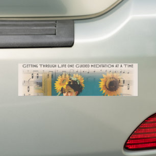 Getting Through Life - Funny Bumper Sticker