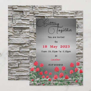 Getting together  invitation