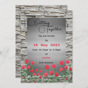 Getting together  invitation