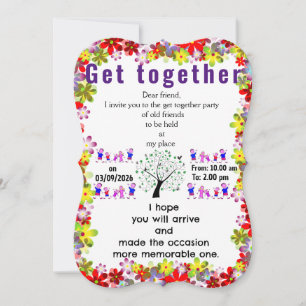 Getting together invitation