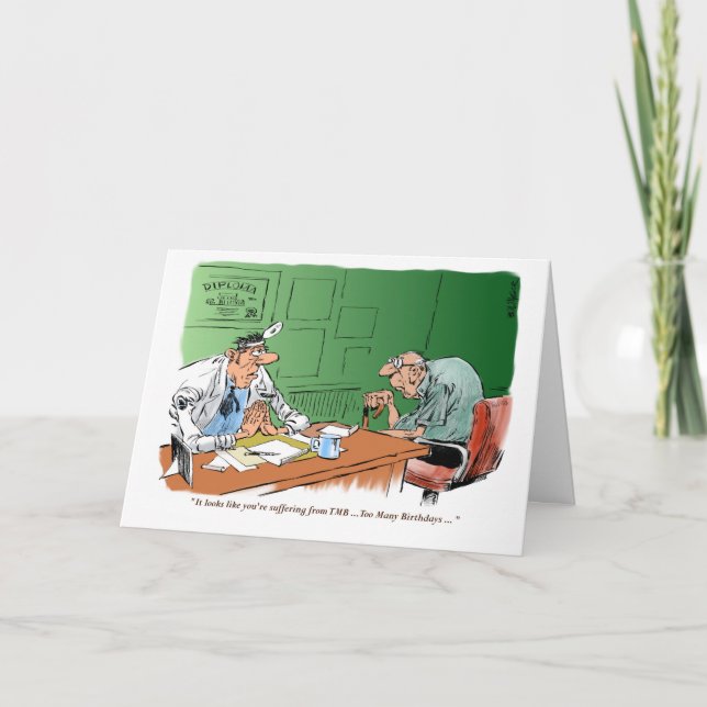 Getting Too Old birthday card (Front)