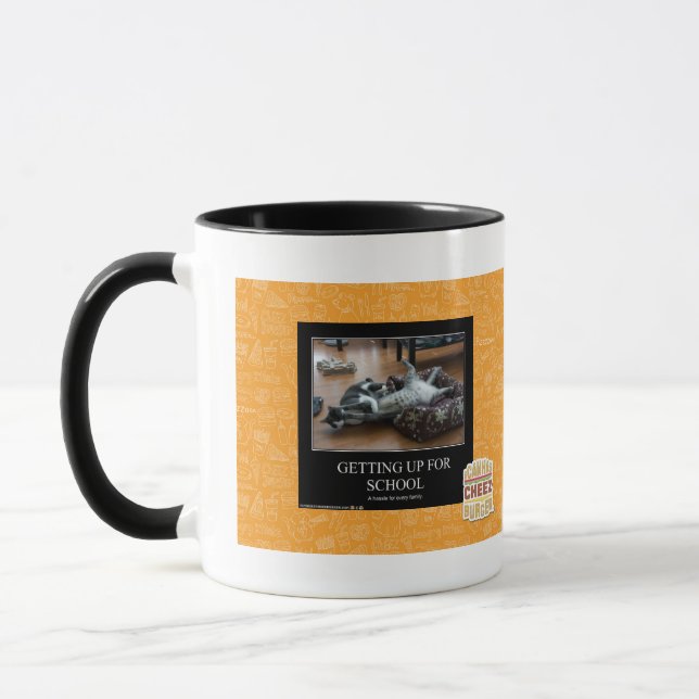 Getting Up For School Mug (Left)