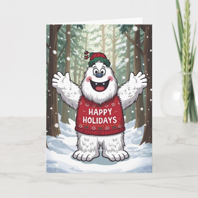Getting Yeti for the Holidays  Holiday Card (Front)