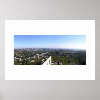 Getty Centre View of Los Angeles Poster