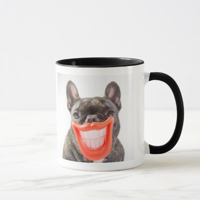 Getty Images | A Smiling Dog Mug (Right)