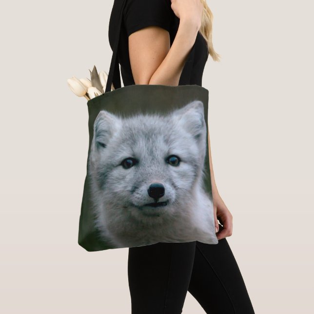 Getty Images | Arctic Fox Kit Tote Bag (Close Up)