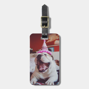 Getty Images British Bulldog Luggage Tag