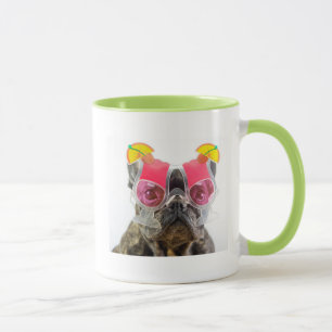 Getty Images Dog With Cocktail Glasses Mug