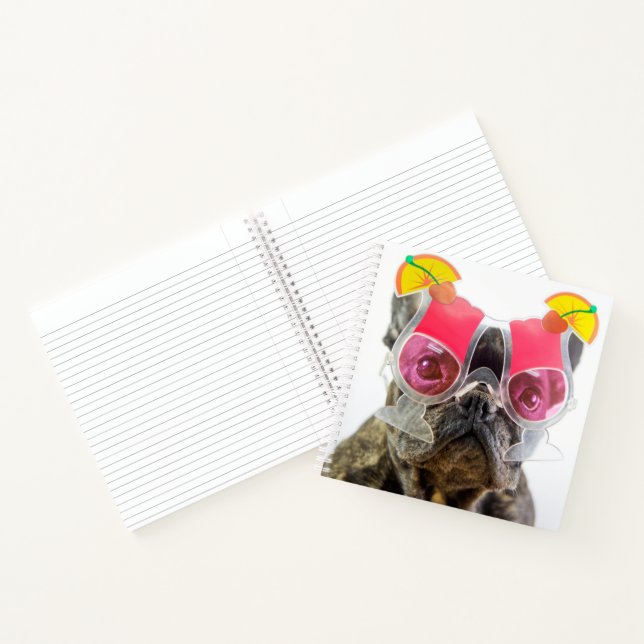 Getty Images | Dog With Cocktail Glasses Notebook (Inside)