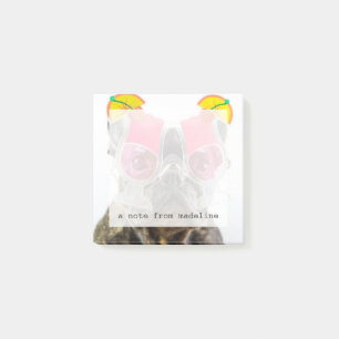 Getty Images Dog With Cocktail Glasses Post-it Notes