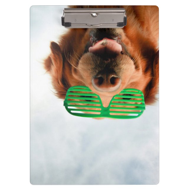 Getty Images | Dog With Glasses Clipboard (Front)