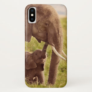Getty Images   Elephant & Baby iPhone X Case