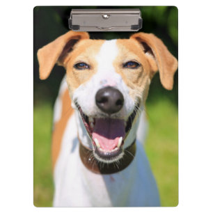 Getty Images Laughing Dog Clipboard