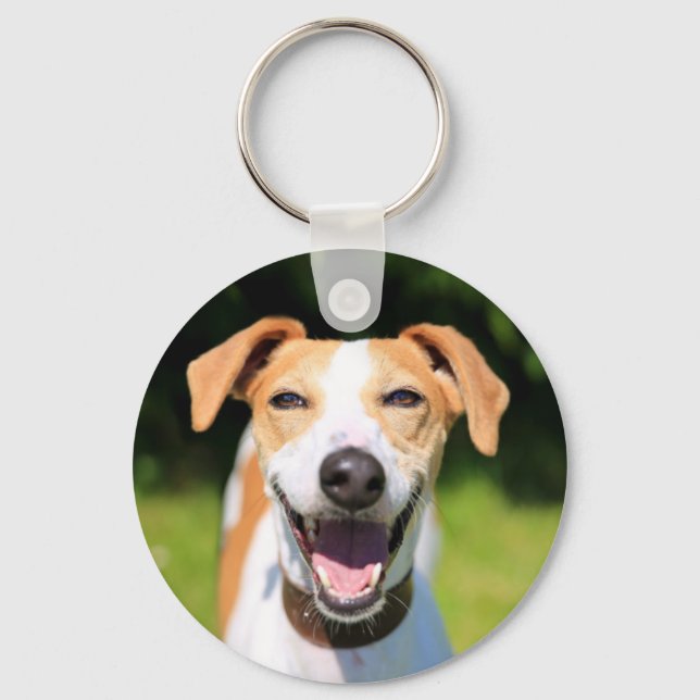 Getty Images | Laughing Dog Key Ring (Front)