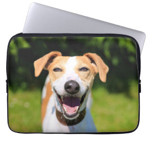 Getty Images   Laughing Dog Laptop Sleeve