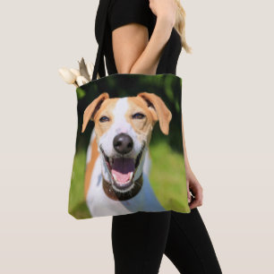 Getty Images Laughing Dog Tote Bag