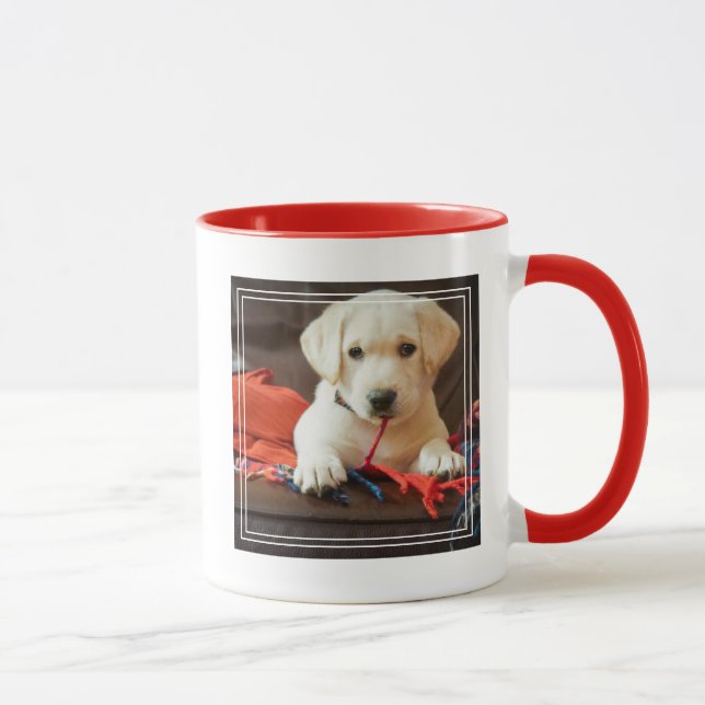 Getty Images | Puppy On A Sofa Mug (Right)
