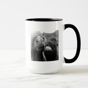 Getty Images Smiling Horses Mug