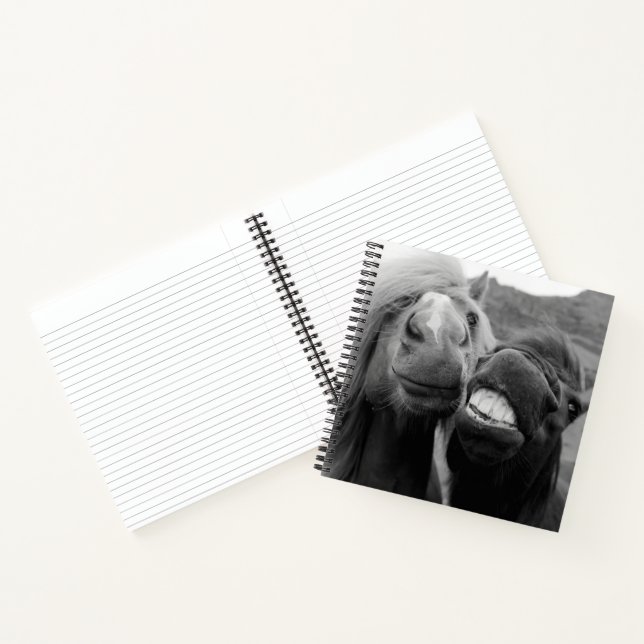 Getty Images | Smiling Horses Notebook (Inside)