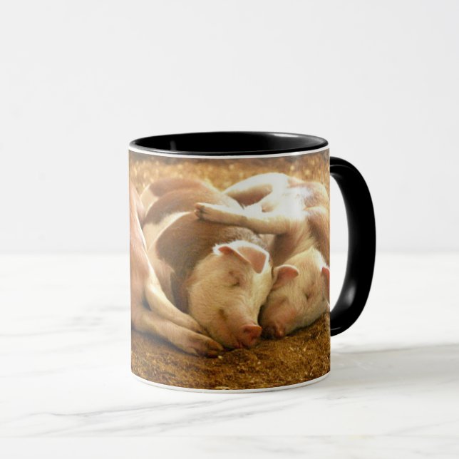 Getty Images | Snuggling Pigs Mug (Front Right)