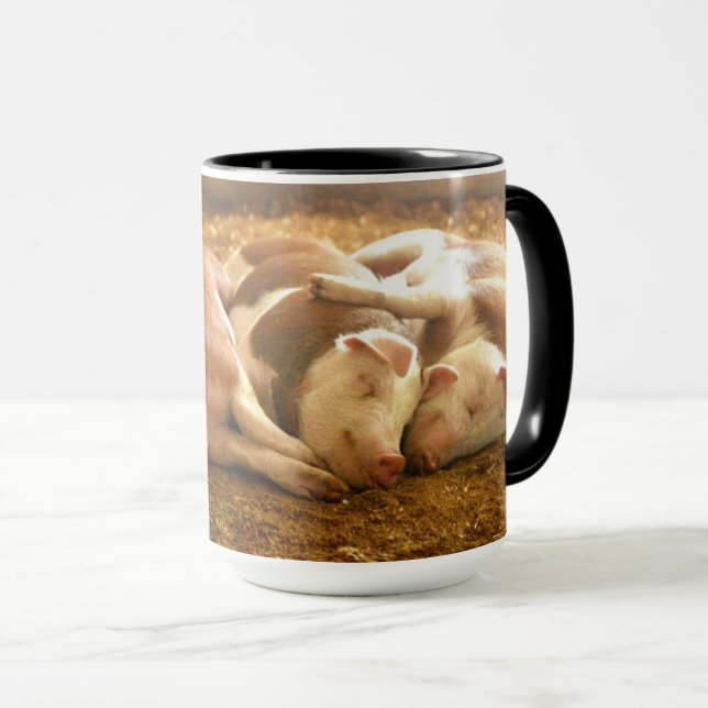 Getty Images | Snuggling Pigs Mug (Front Right)
