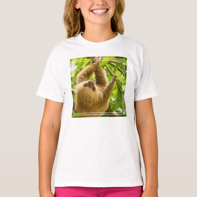 Getty Images | Upside Down Sloth T-Shirt (Front)