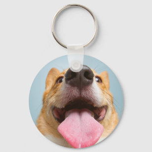 Getty Images Very Happy Corgi Key Ring