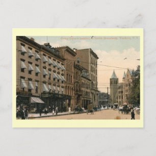 Getty Square, Yonkers, New York Vintage Postcard