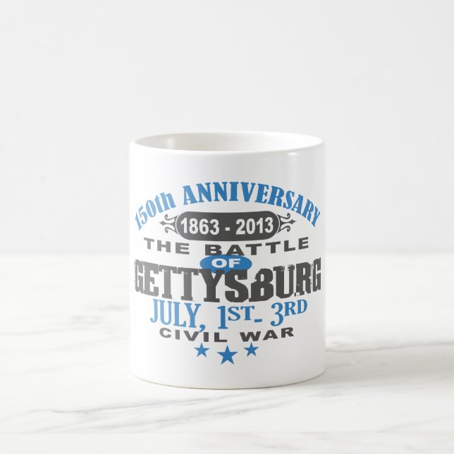 Gettysburg Battle 150 Anniversary Coffee Mug (Center)