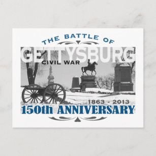 Gettysburg Battle 150 Anniversary Postcard