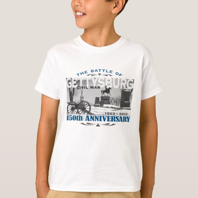 Gettysburg Battle 150 Anniversary T-Shirt (Front)
