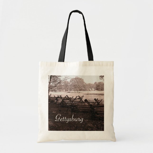 Gettysburg - Battlefield Budget Tote Bag (Front)