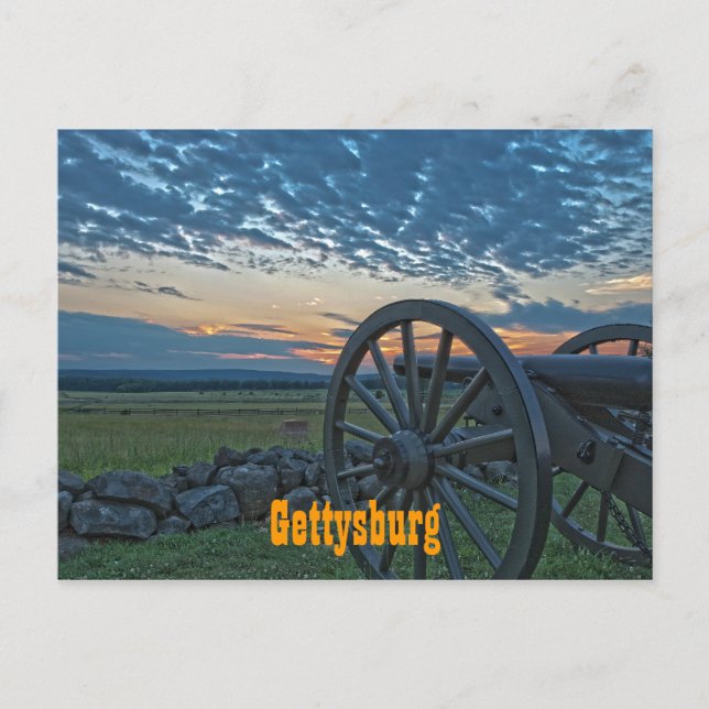 Gettysburg Cannon II Postcard (Front)