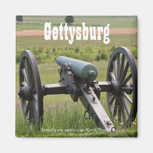 Gettysburg Cannon Magnet (Front)