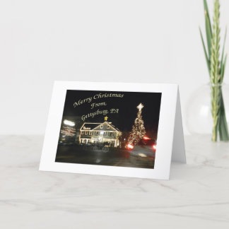 Gettysburg Christmas Card