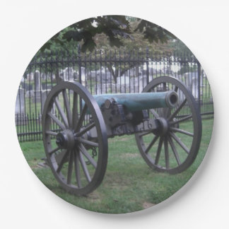 Gettysburg Civil War Cannon Paper Plate