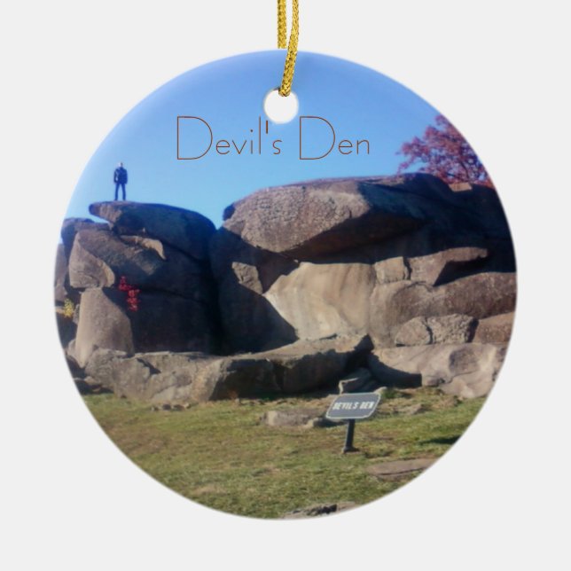 Gettysburg - Devil's Den - Ornament (Front)
