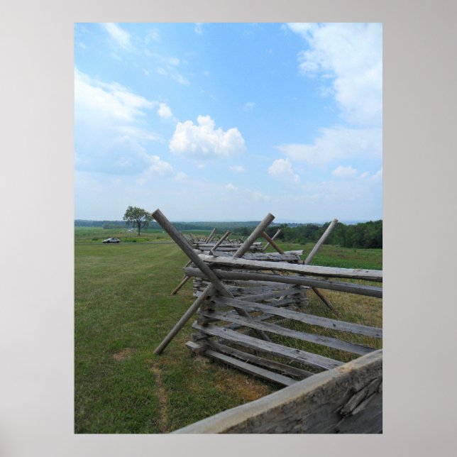 Gettysburg Fences Poster (Front)