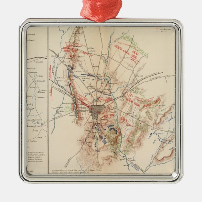 Gettysburg Metal Tree Decoration (Front)
