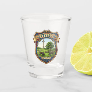 Gettysburg National Military Park USA Shot Glass