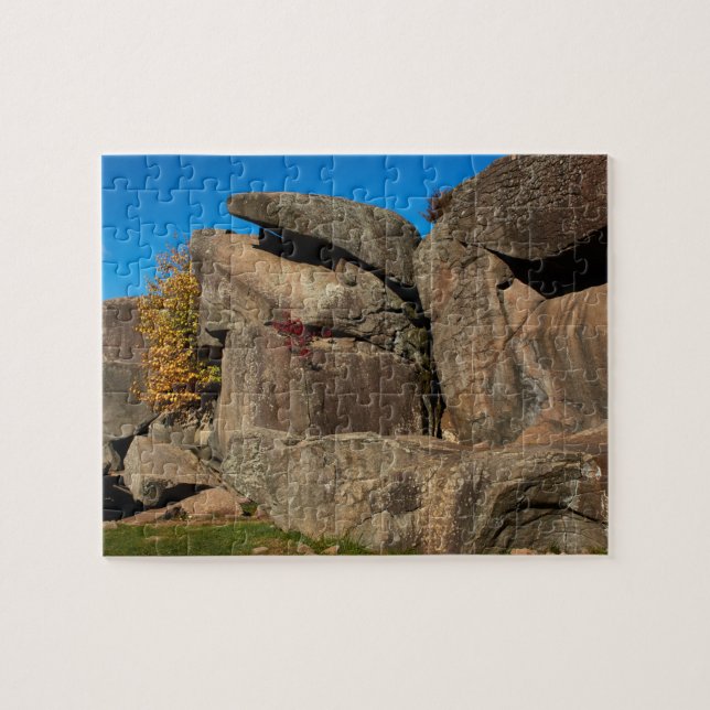 Gettysburg National Park - Devil's Den - Fall Jigsaw Puzzle (Horizontal)