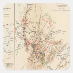 Gettysburg Square Sticker