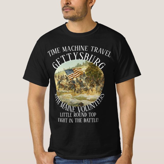 GETTYSBURG US CIVIL WAR 20TH MAINE VOLUNTEERS T-Shirt (Front)