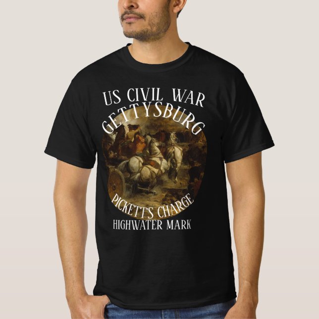 GETTYSBURG US CIVIL WAR PICKETT'S TRUMP T-Shirt (Front)