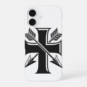 GEUEE Vintage Knight Series iPhone 16 Case