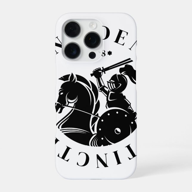 GEUEE Vintage Knight Series iPhone Case (Back)